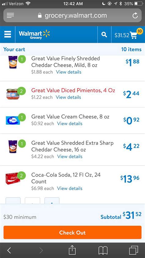 Walmart order - Your order. Select Account. Select Purchase History. Select View details next to the order. Select Add to Cart next to the items you want to reorder. You can change the item quantities in your cart. 